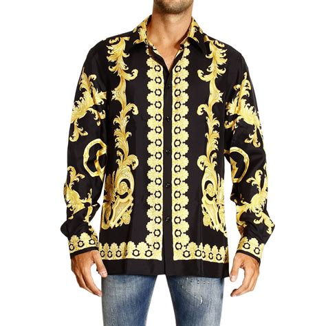 camicia uomo versace outlet